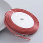 6mm single-sided satin ribbon in Coral, sold by the yard — S-04-006-TAO-1