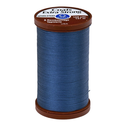 Coats Extra Strong & Upholstery Thread 150 yds - Soldier Blue , piecing and stitching