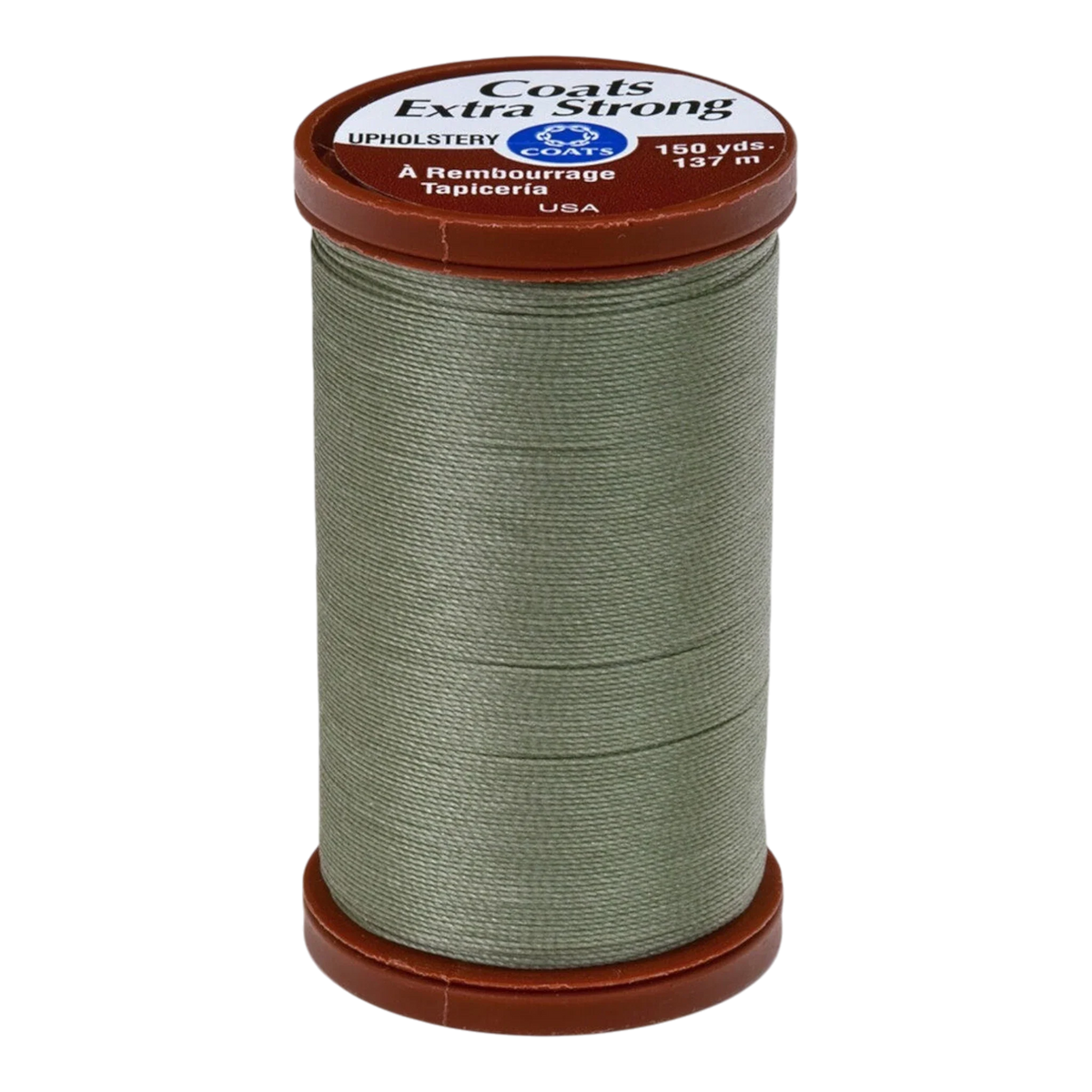 Coats Extra Strong Upholstery Thread 150yd Green Linen