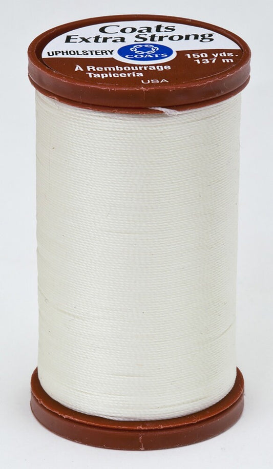 Coats Extra Strong & Upholstery Thread 150 yds - Natural , piecing and stitching