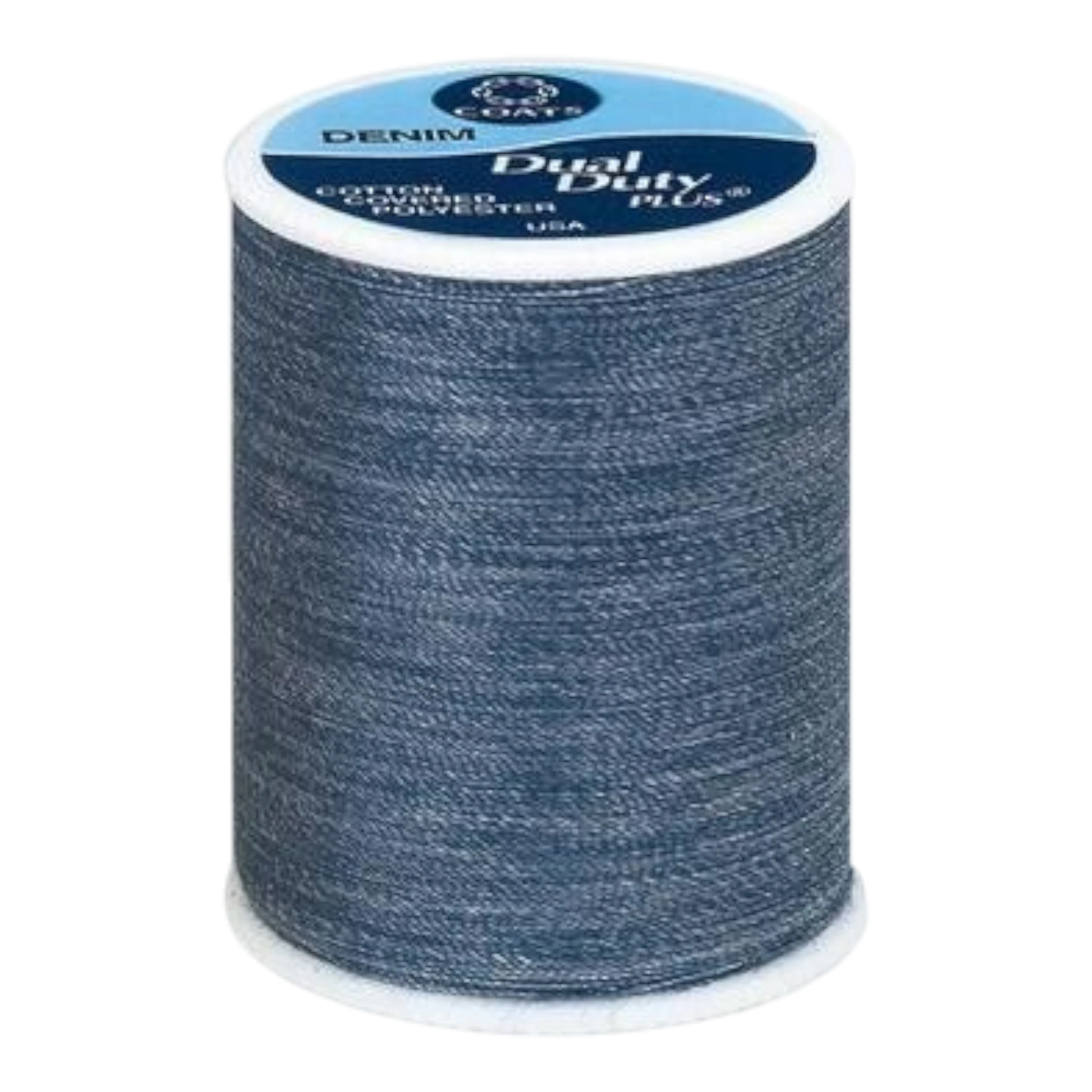 Coats Denim Thread 125 yds Denim Blue , piecing and stitching