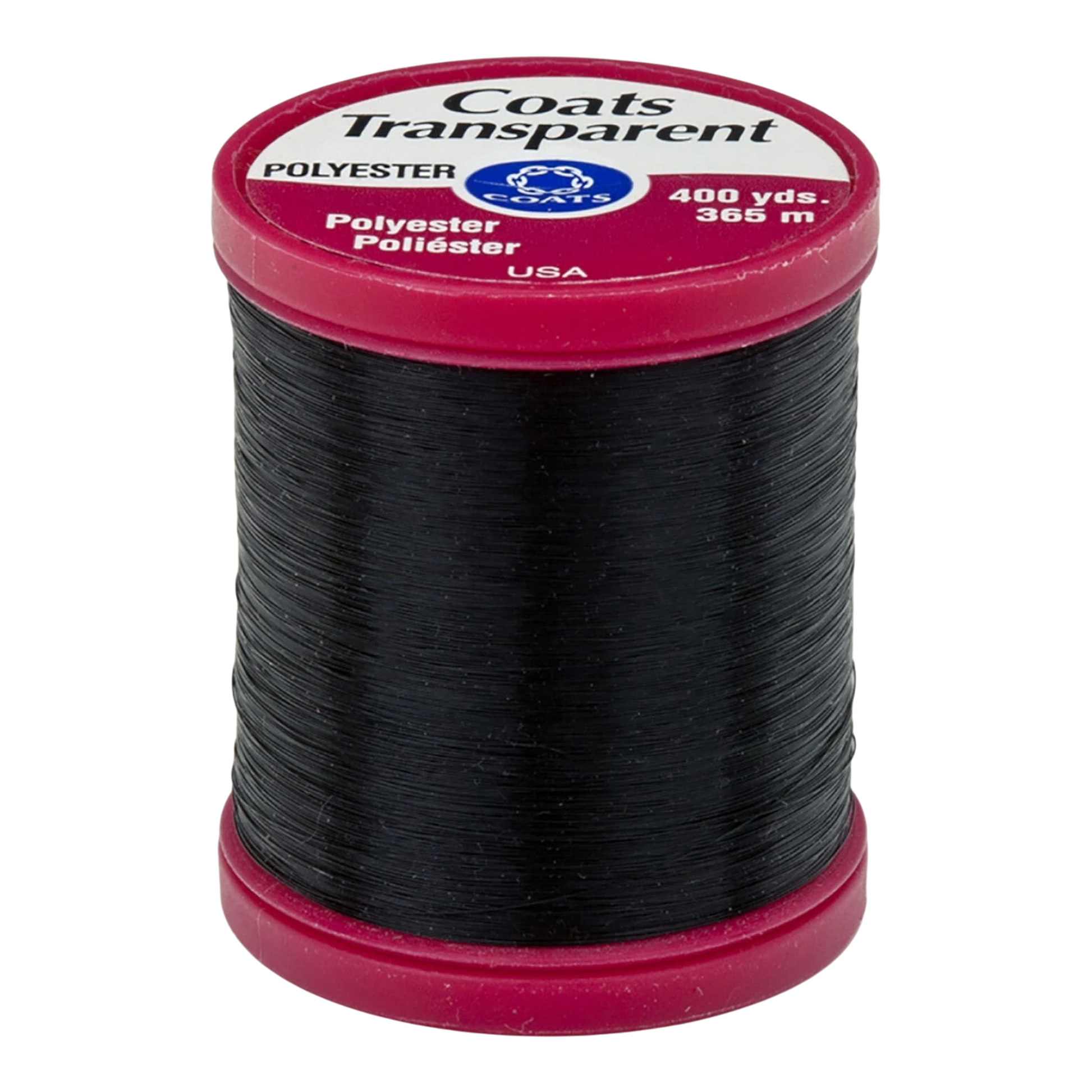 Coats Transparent Polyester Thread 400 yds SMOKE , piecing and stitching