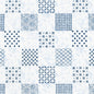 Shibori Blues Collection-Patchwork White for garment repair, mending and sewing projects