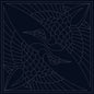 Sashiko Cloth - TWO CRANES , piecing and stitching