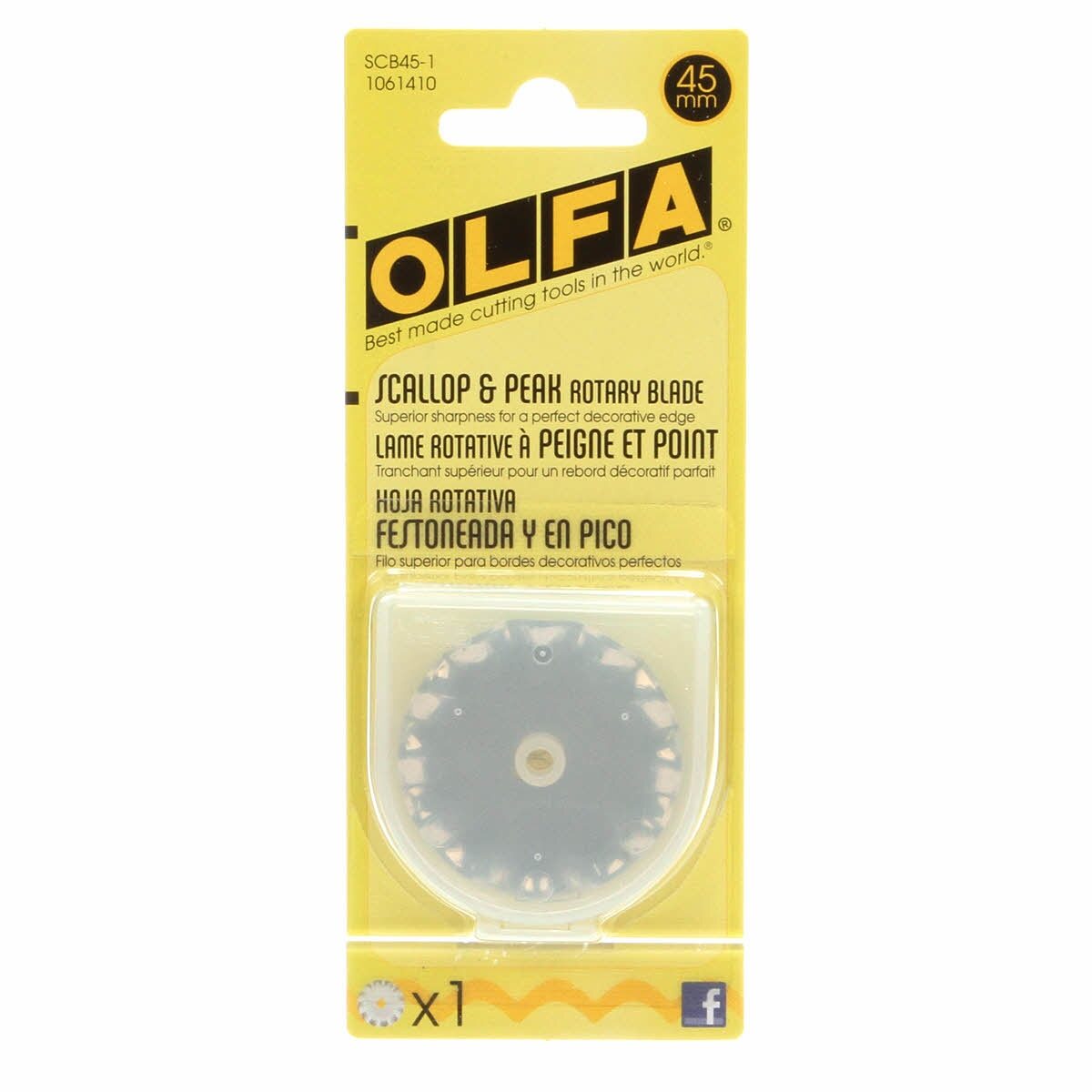 Olfa Rotary Blade SCALLOP - 45 mm Refill sewing and quilting product