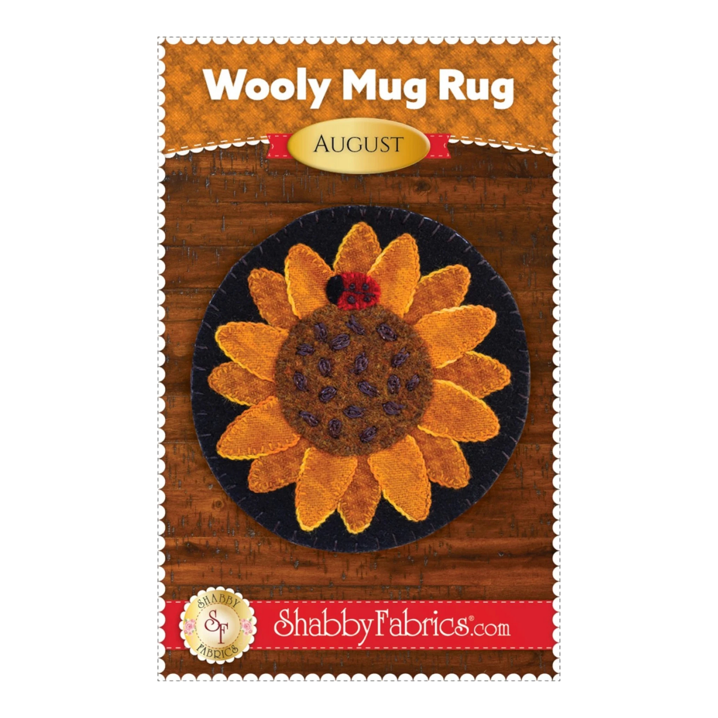 Wooly Mug Rug August Pattern