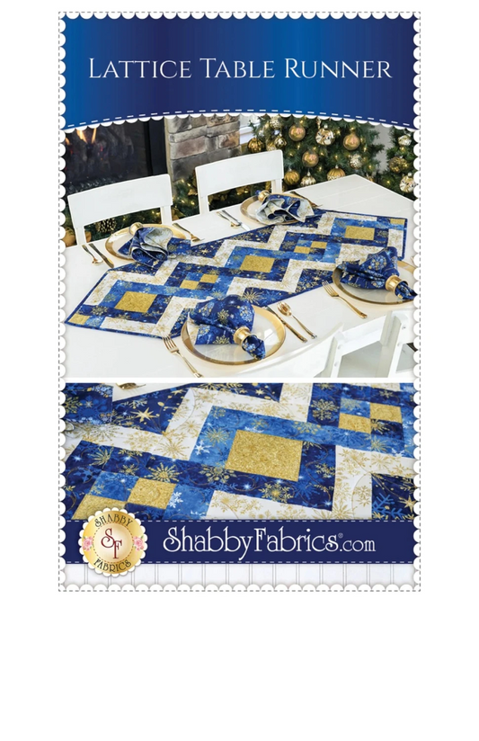 Lattice Table Runner Pattern