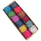 Valdani Sparkle Pearl Cotton Ball Sz8 80 meter 12 Colors Sparkly Gems for patchwork, quilting and sewing