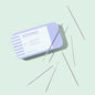 SOHMO Milliner Needles - 20 Needles in Sliding Tin , quilting and needlework