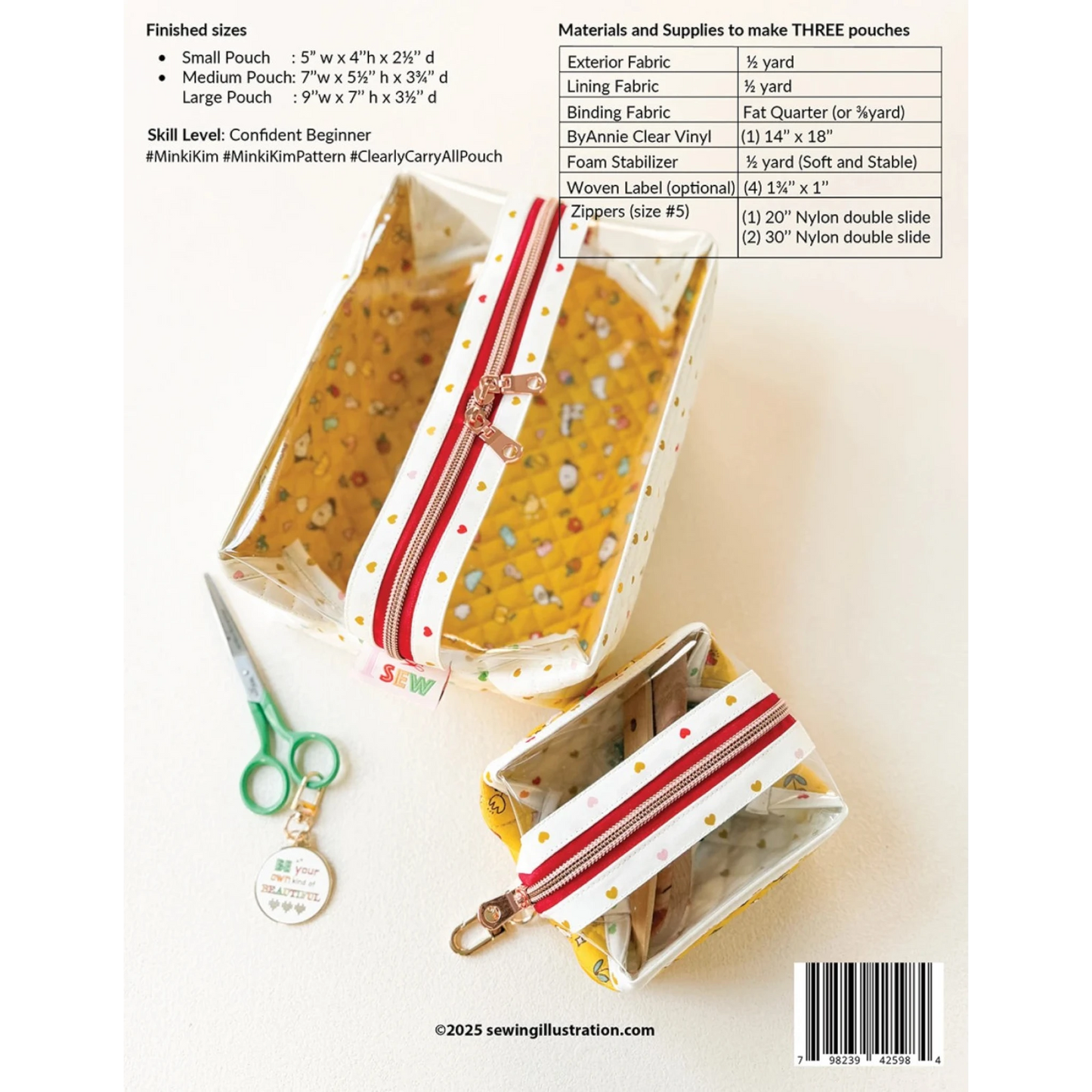 Clearly Carry All Pouch Pattern