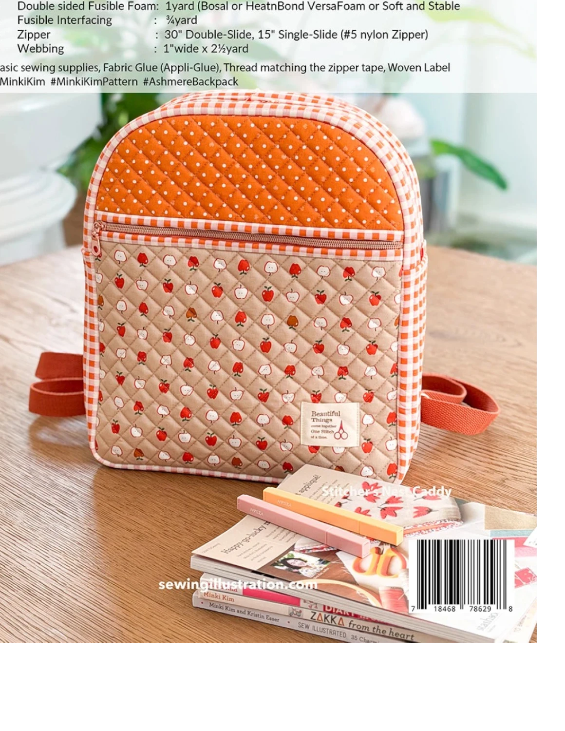 Ashmere Backpack Pattern