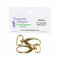 SKD - 16 mm Snap Hook Brass 2 per pack for bag making and sewing projects