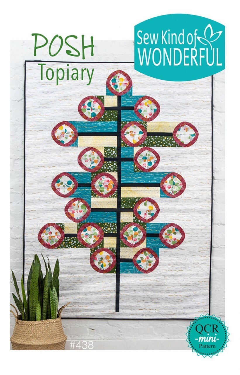 Posh Topiary Quilt Pattern by Sew Kind of Wonderful , quilting and craft projects