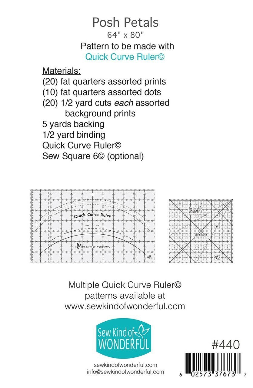 Posh Petals Quilt Pattern by Sew Kind of Wonderful , quilting and craft projects