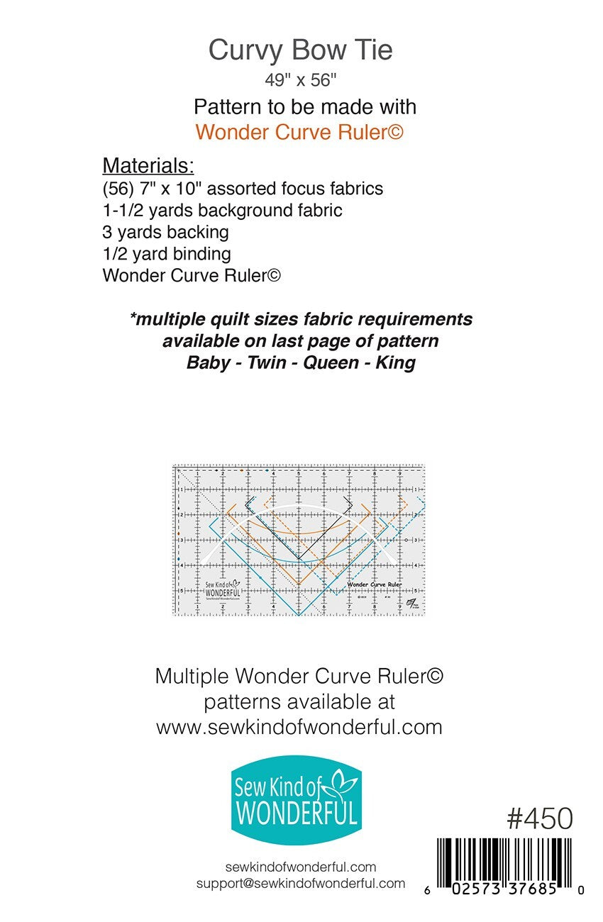 Curvy Bow Tie Quilt Pattern , quilting and craft projects