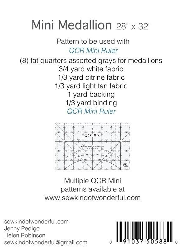 Mini Medallion Quilt Pattern by Sew Kind of Wonderful , quilting and craft projects