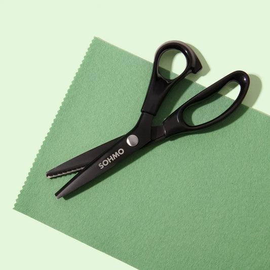 SOHMO Zigzag Scissors - Decorative Pinking Shears with Lightweight Handles