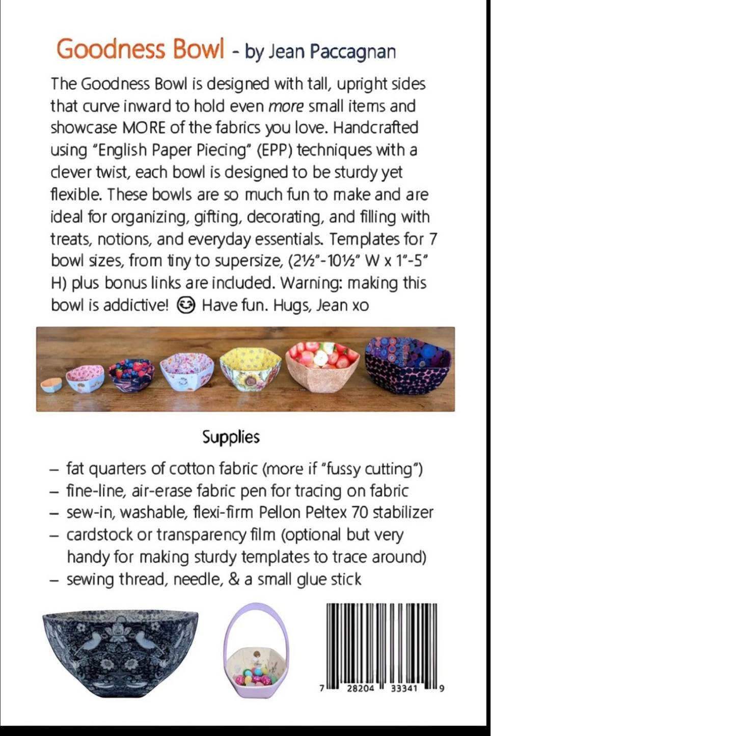 The Goodness Bowl Pattern