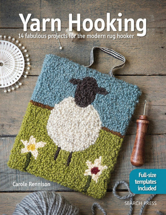Yarn Hooking Book , quilting and craft projects