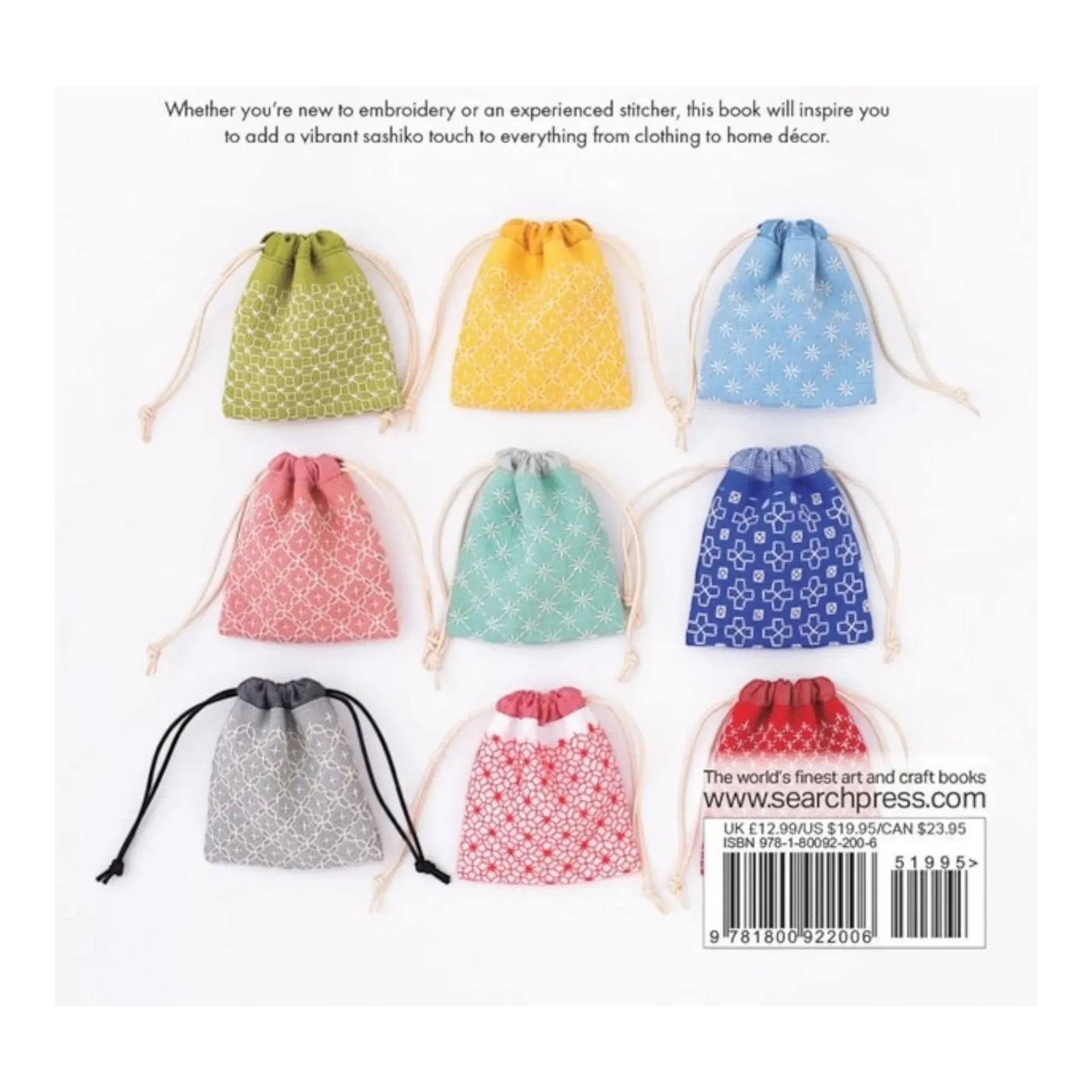 Colourful Sashiko Book by Sashikonami , piecing and stitching