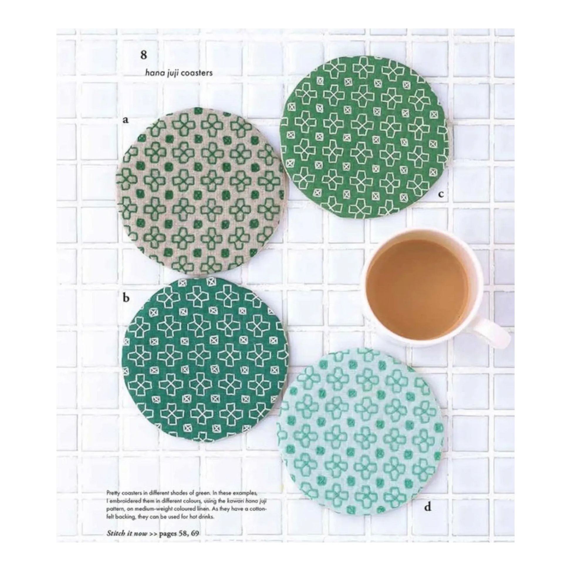 Colourful Sashiko Book by Sashikonami , piecing and stitching