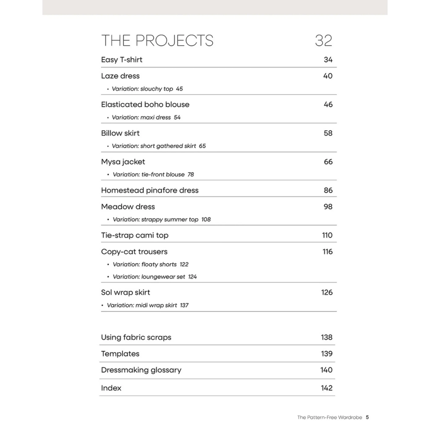 The Pattern Free Wardrobe Book