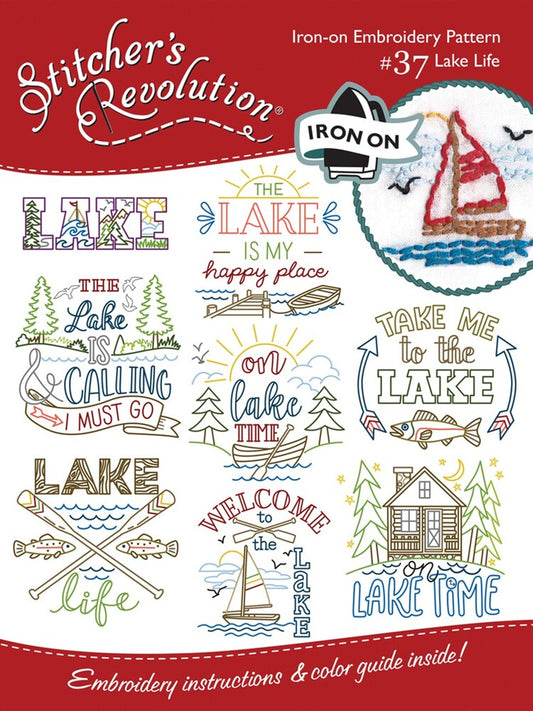 Stitcher's Revolution Transfer Pattern Lake Life , quilting and craft projects