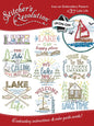 Stitcher's Revolution Transfer Pattern Lake Life , quilting and craft projects