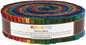 Kona Cotton Solids Skinny Strips Dark Colorway 1 1/2 -41pc for patchwork, quilting and sewing