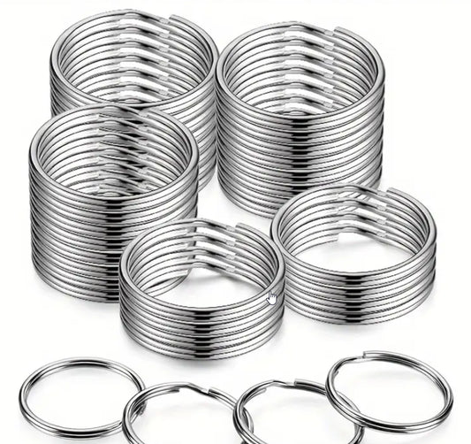 20mm Stainless Steel Key FOB Rings for bag making and sewing projects