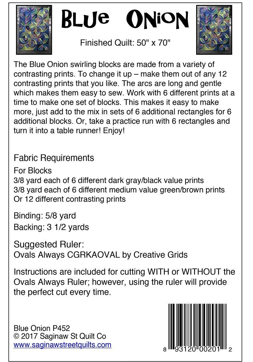 Blue Onion Quilt Pattern , quilting and craft projects