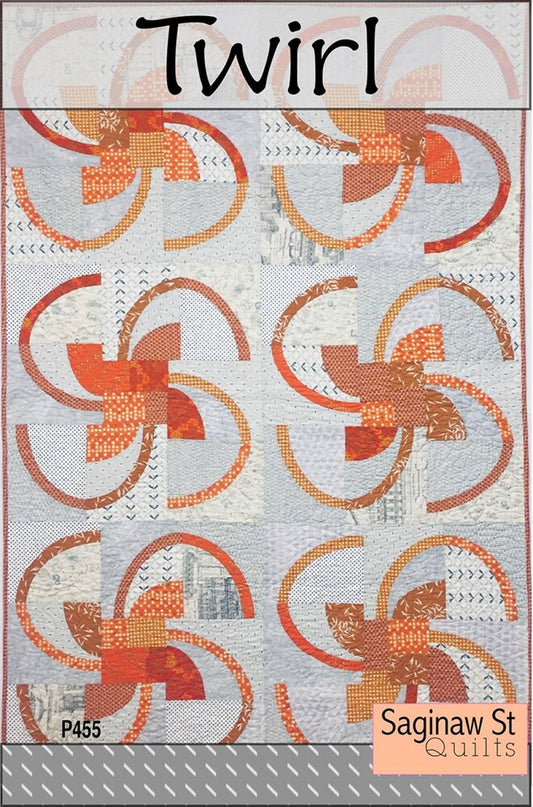Saginaw Street TWIRL Quilt Pattern , quilting and craft projects