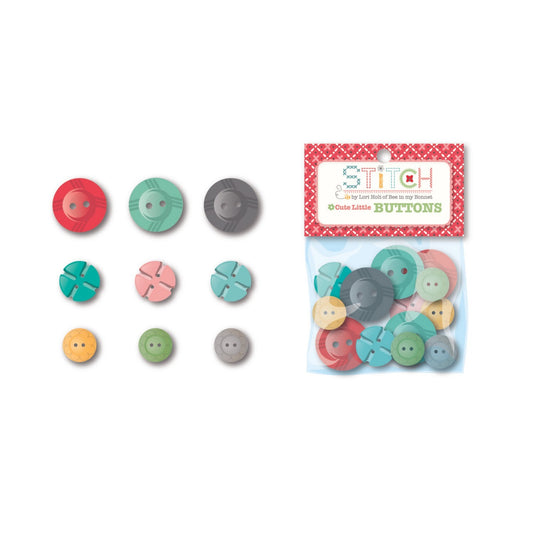 Lori Holt - Stitch Cute Little Buttons for garments, sewing and craft projects