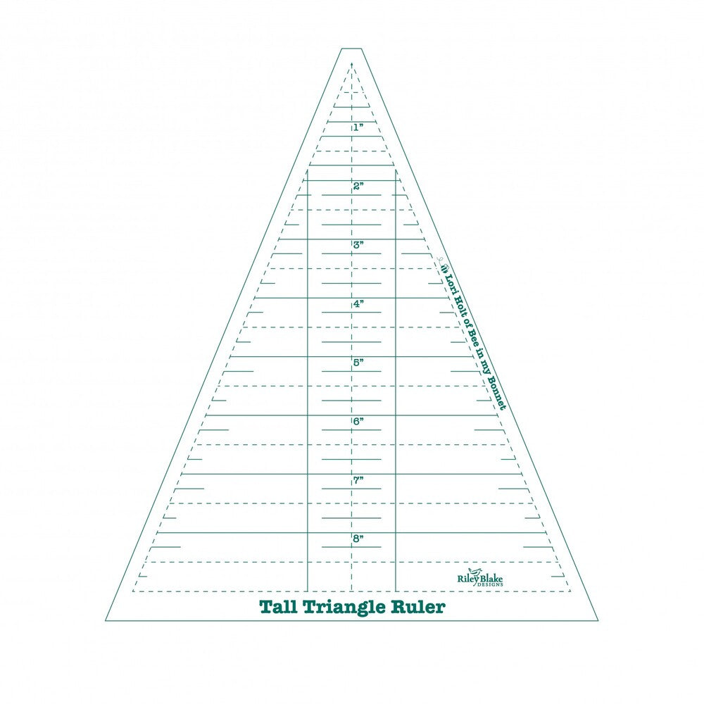 Lori Holt Tall Triangle Ruler for precise cutting, marking and patchwork