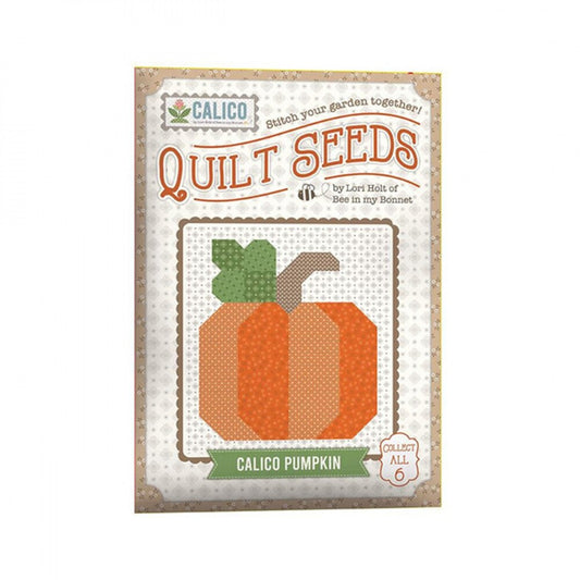 Calico Pumpkin Quilt Seeds Pattern , quilting and craft projects