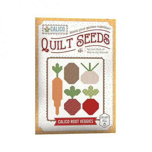 Calico Root Veggies Quilt Seeds Pattern , quilting and craft projects