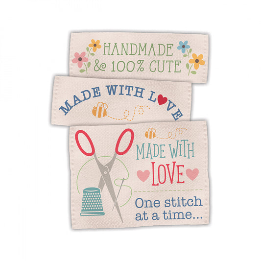 Lori Holt Made With Love Woven Labels sewing and quilting product