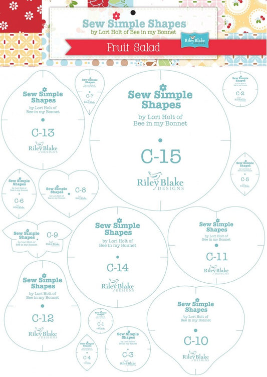Lori Holt Sew Simple Shapes - Cherry Fruit Salad sewing and quilting product