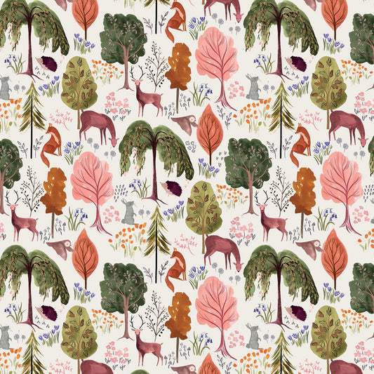 Floral Forest - Egret Floral Forest sewing and quilting product