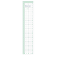 Lori Holt 64 mm x 318 mm Cute Cut Ruler for precise cutting, marking and patchwork