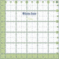 Lori Holt - 89 mm Square Cute Cut Ruler for precise cutting, marking and patchwork