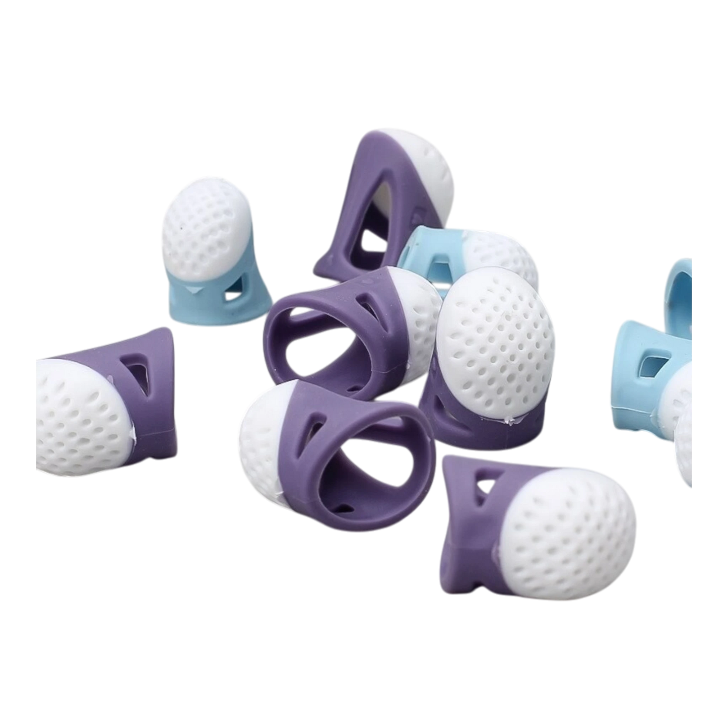Silicone Thimble Large Size - Purple for hand sewing, quilting and needlework