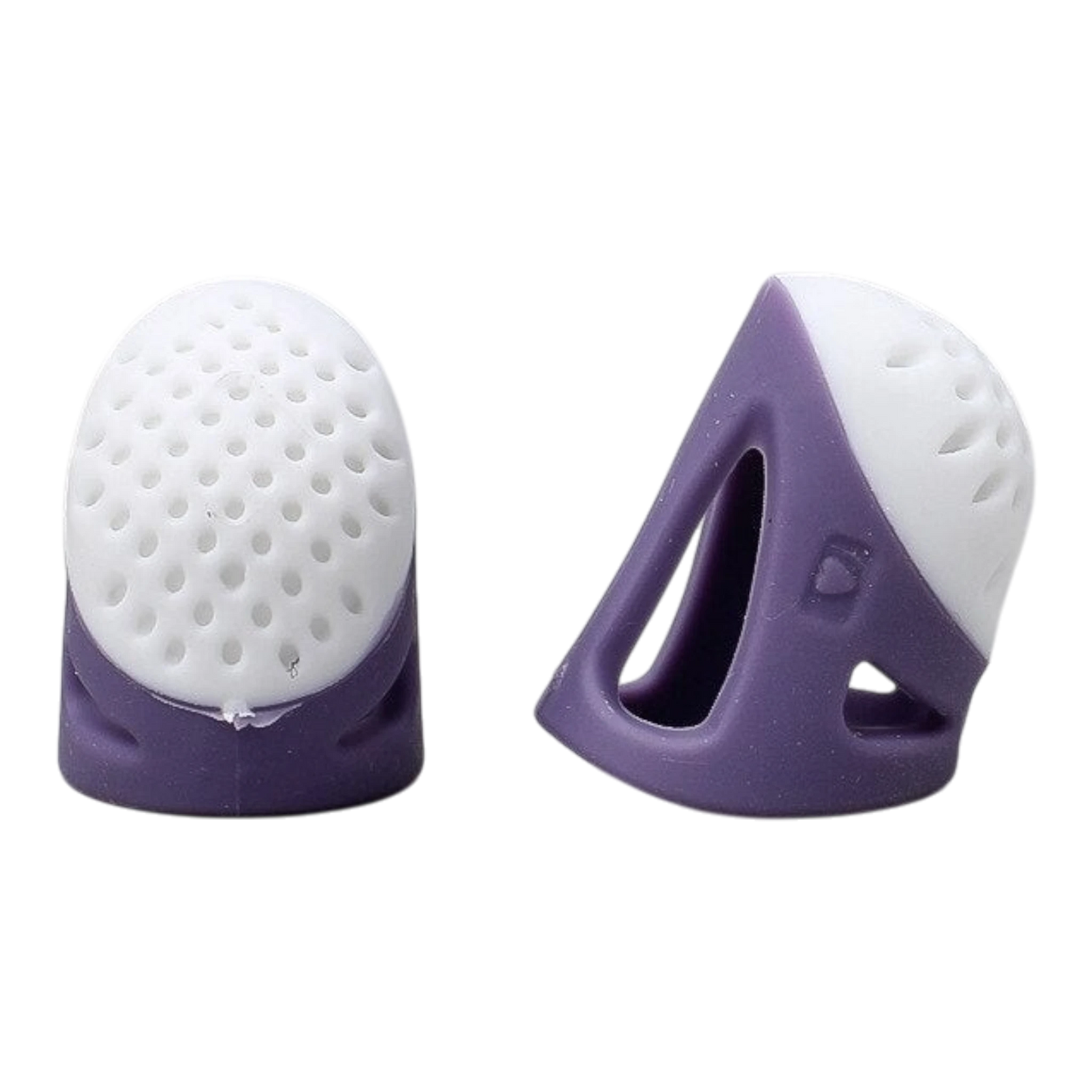 Silicone Thimble Large Size - Purple for hand sewing, quilting and needlework