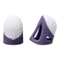 Silicone Thimble Large Size - Purple for hand sewing, quilting and needlework