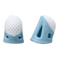 Silicone Thimble Medium / Small Size - Light Blue for hand sewing, quilting and needlework