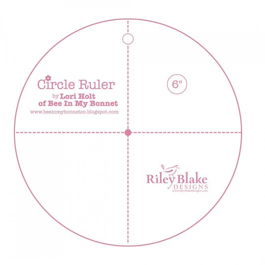 Lori Holt Circle Ruler - 152 mm for precise cutting, marking and patchwork