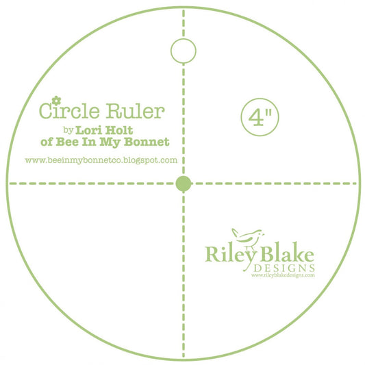 Lori Holt Circle Ruler - 152 mm for precise cutting, marking and patchwork