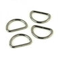 Four D-Rings - 25 mm for bag making and sewing projects