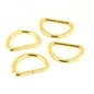Four D-Rings - 25 mm for bag making and sewing projects