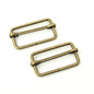 Slider Buckles Antique 1½″ - 2-Pack | Sallie Tomato for bag making and sewing projects